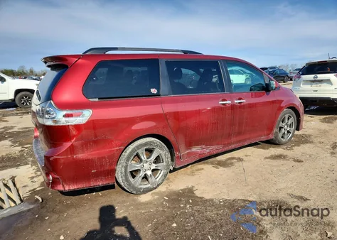 2017 Toyota Sienna Se 8-Passenger from USA, damaged, VIN 5TDXZ3DC8HS850753